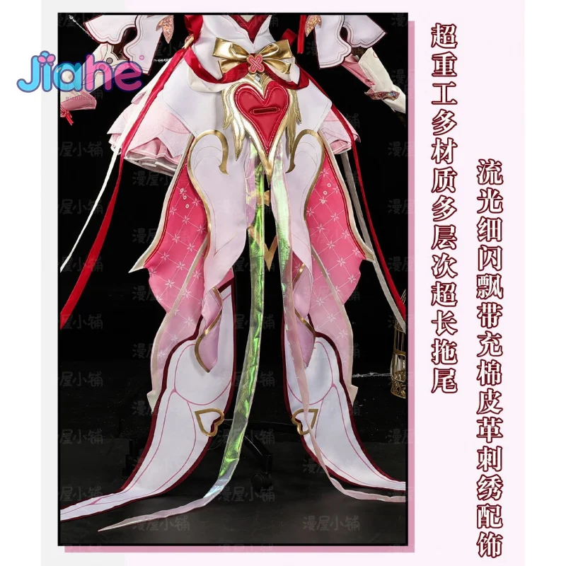 

New Elysia Cosplay Costume Game Honkai Impact 3 Women Sweet Lolita Dress Hat Gloves Socks Accessories Props Halloween Uniform