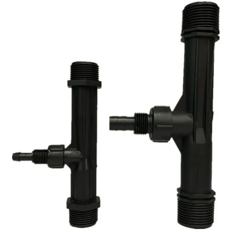 1.5 Inch PVDF Venturi Injector For Oxygen Generator Ozone Generator Gas-liquid Mixer