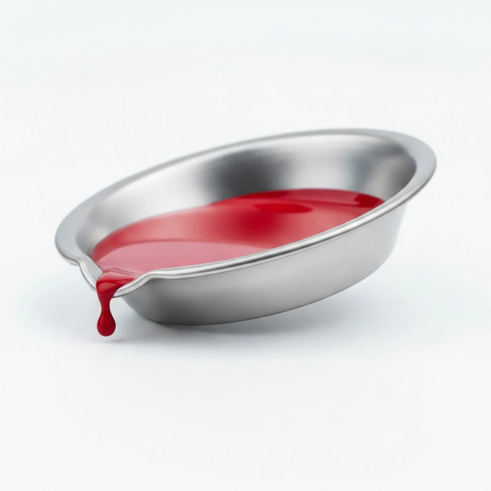 Stainless Steel Paint Mixing Dish Long-Lasting Mixing Dish with Pouring Notch Stainless Steel Paint Tray Compact Color Holder