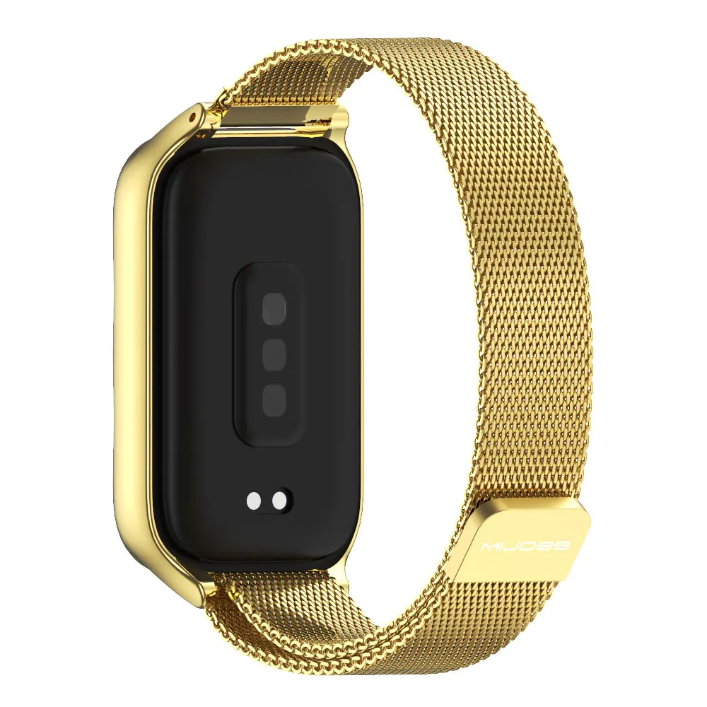 Für Xiaomi Smart Band 9 Active Strap Smart Armband Mi Band 9 Active Strap Metall Edelstahl Ersatz Handgelenk Armband – Detail 13