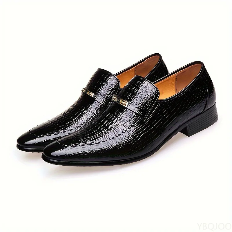 2025 Large Size Fashionable Men's Office Formal Shoes Low Cut Daily Comfortable Pointed Multifunctional Men's Wedding Shoes - Image 5