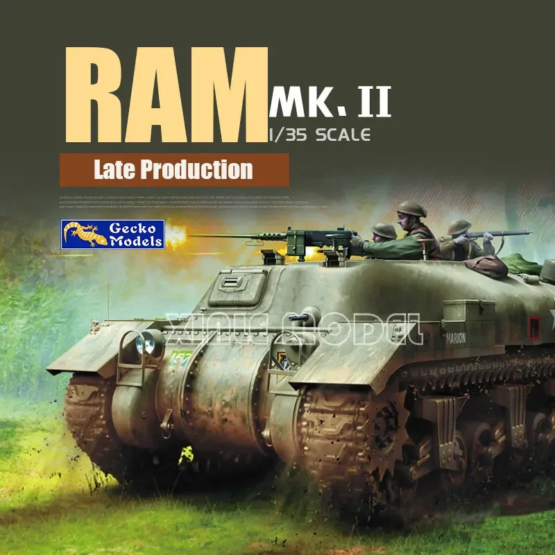 

Gecko Model Proportional kit 1/35 35GM0085 Canadian Ram Mk II Late Cruiser Tank，for Military Toy Model Hobby Collection