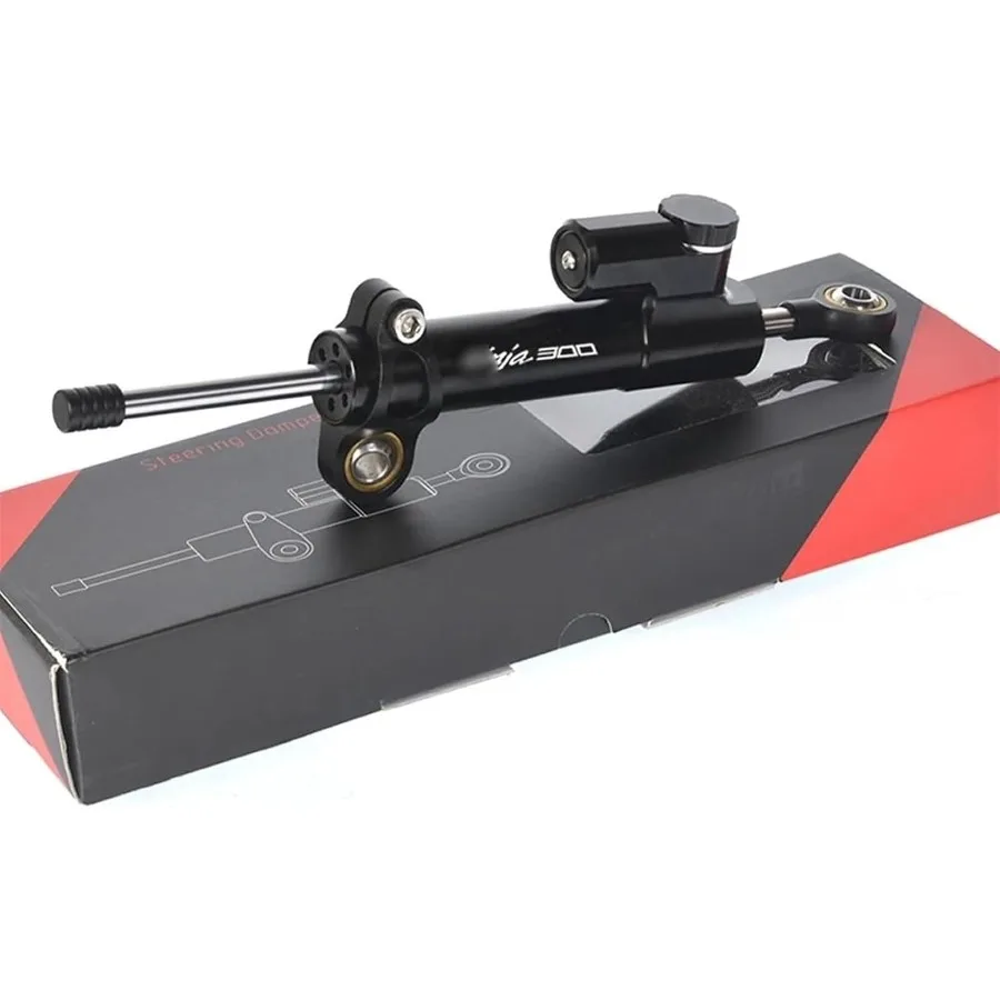 

Shock Absorber for Kawasaki Ninja 300 EX300 20132017 CNC Steering Damper Stabilizer with Titanium Bracket Mounting for Enhanced