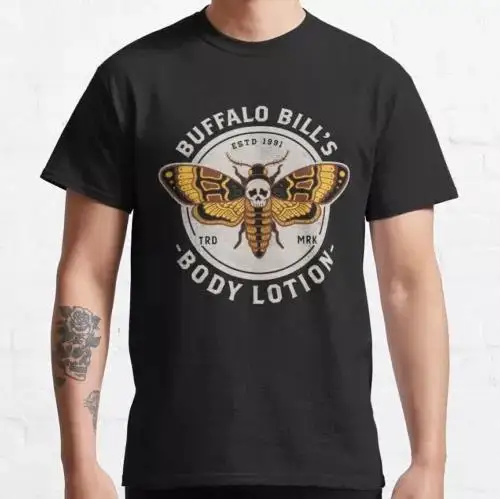 HOT! Buffalo Bill Body Lotion Vintage Design Classic T-shirt Size S-5XL