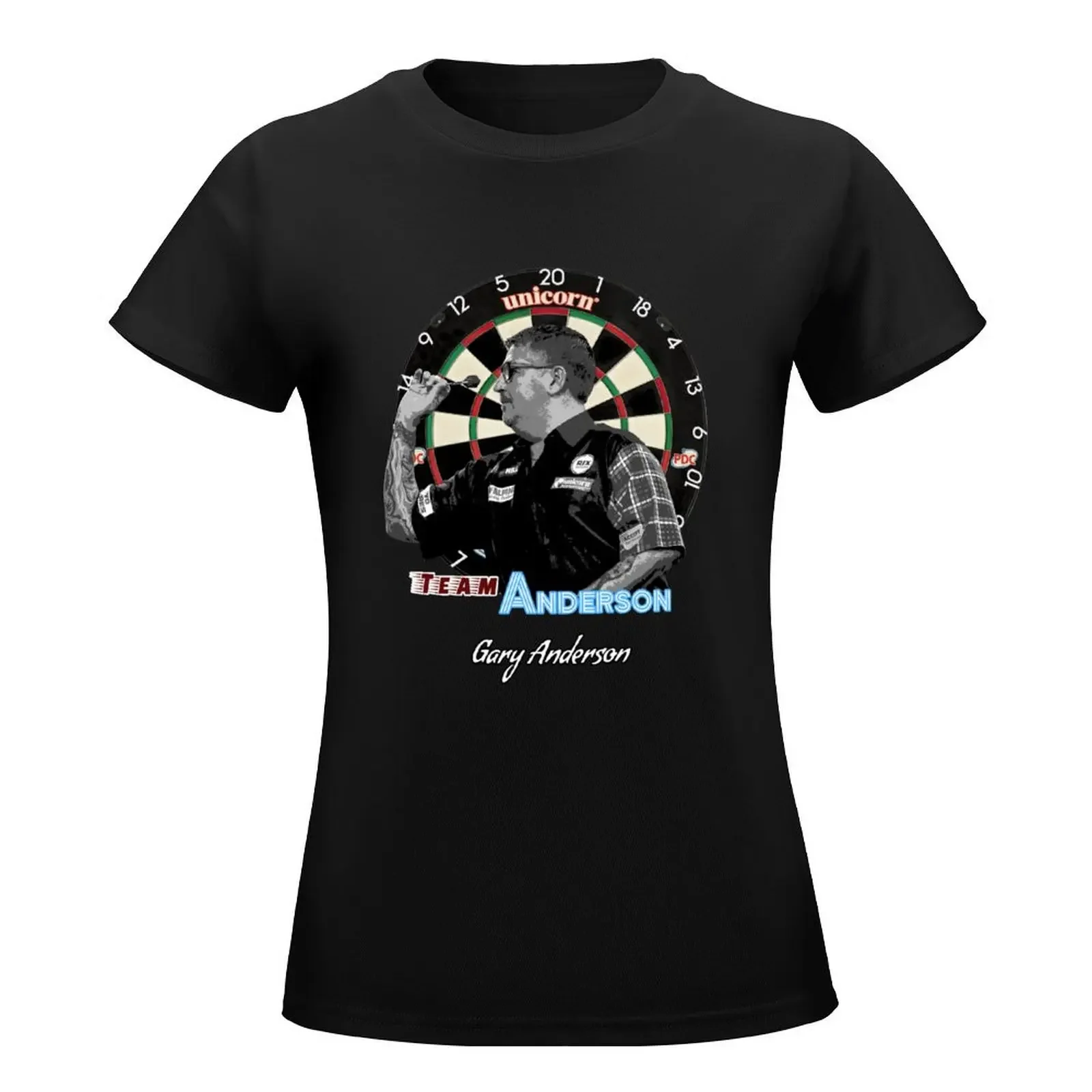 Gary Anderson The Flying Scotsman T-Shirt Short sleeve tee plus size tops summer clothes t-shirt dress for Women graphic