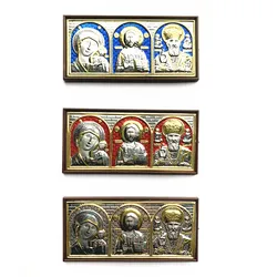 1Pc Wood Wall Stickers Virgin Mary The Father Icon