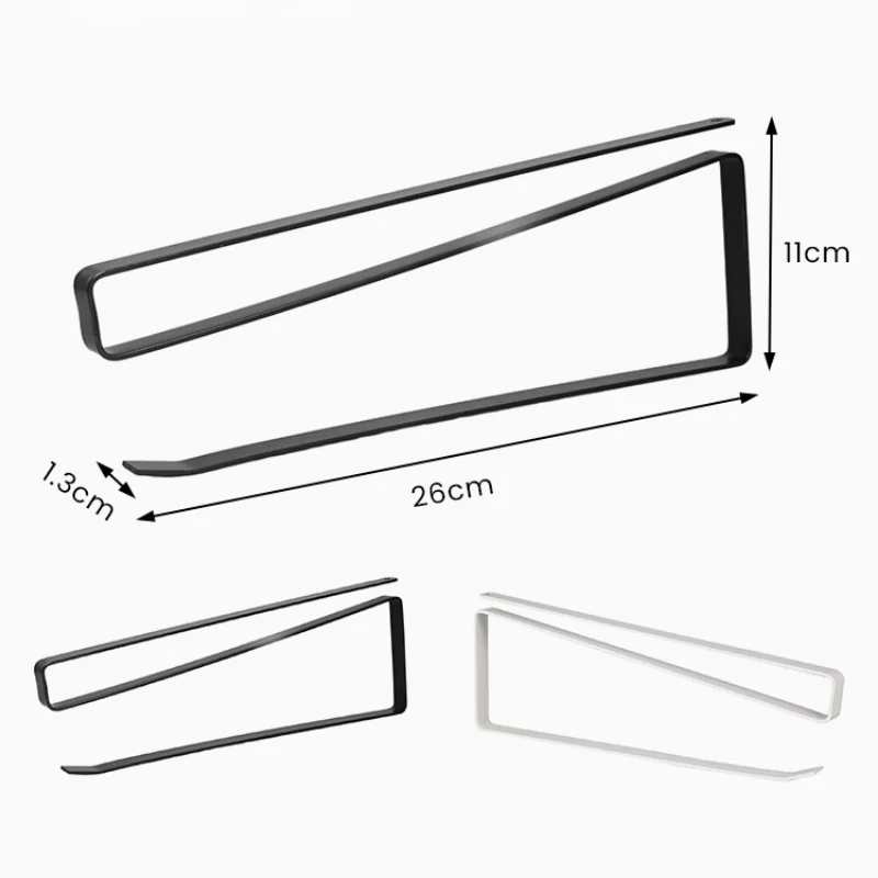 Estante de almacenamiento colgante creativo sin perforación, toallero de papel de cocina, estante de papel para gabinete, estante de diseño