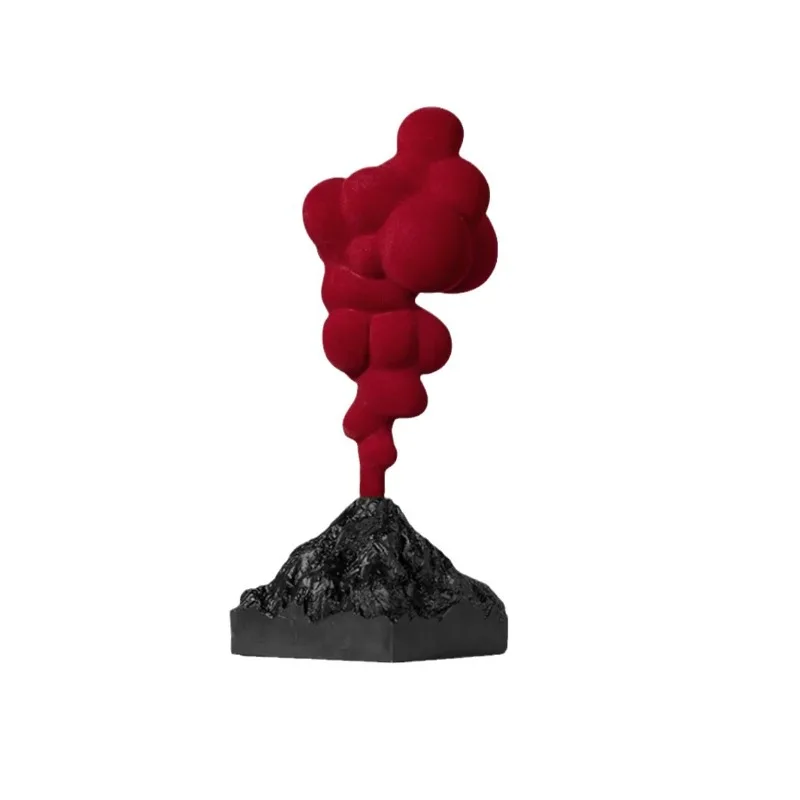 

Modern minimalist creative balloon flocking high-end decoration TV cabinet abstract handicraft living room