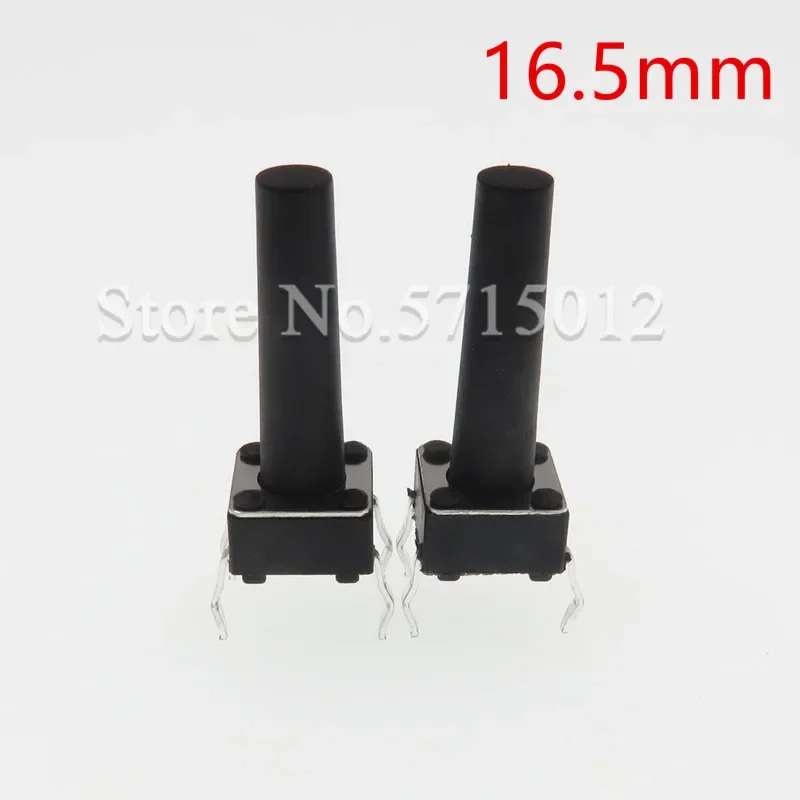 200pcs/lot Push Button Switch 6*6*16.5mm Push Button Tactile Tact Switch 6x6x16.5mm Micro Switches