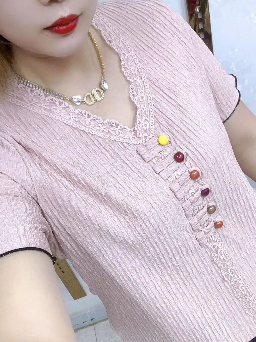 camisas-femininas-de-renda-com-manga-curta-design-novo-de-verao-estilo-elegante-com-bolso-e-lenco-t-shirt-estilo-chines