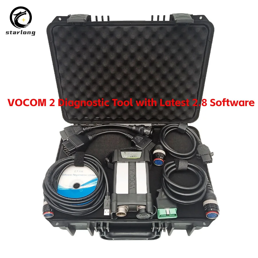 Vocom2 Diagnostic Tool VOCOM 2 88894000 PTT 2.8 Technical tool for Volvo Truck Bus Excavator Diagnostic Tool