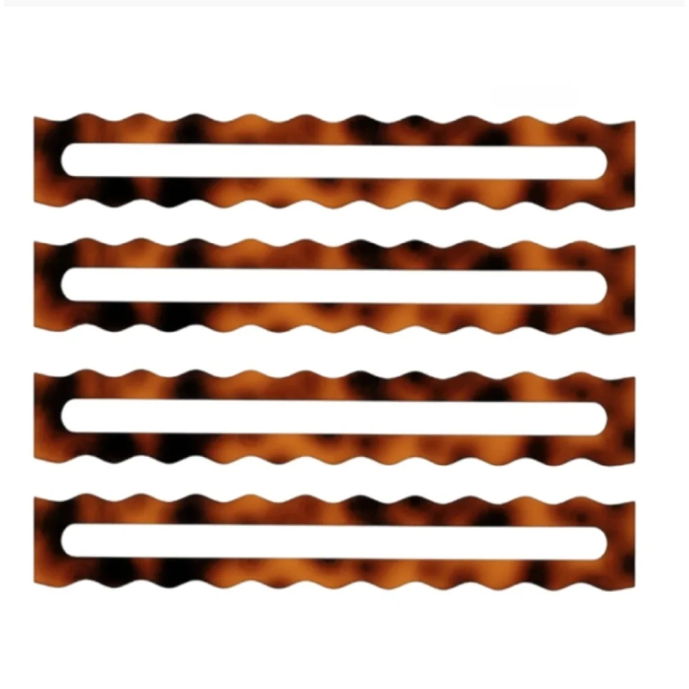 4pcs for acrylic For Mahjong Line Reader for Beginners - Tortoise Shell Pattern For Mahjong Rack Set for Game Room Use