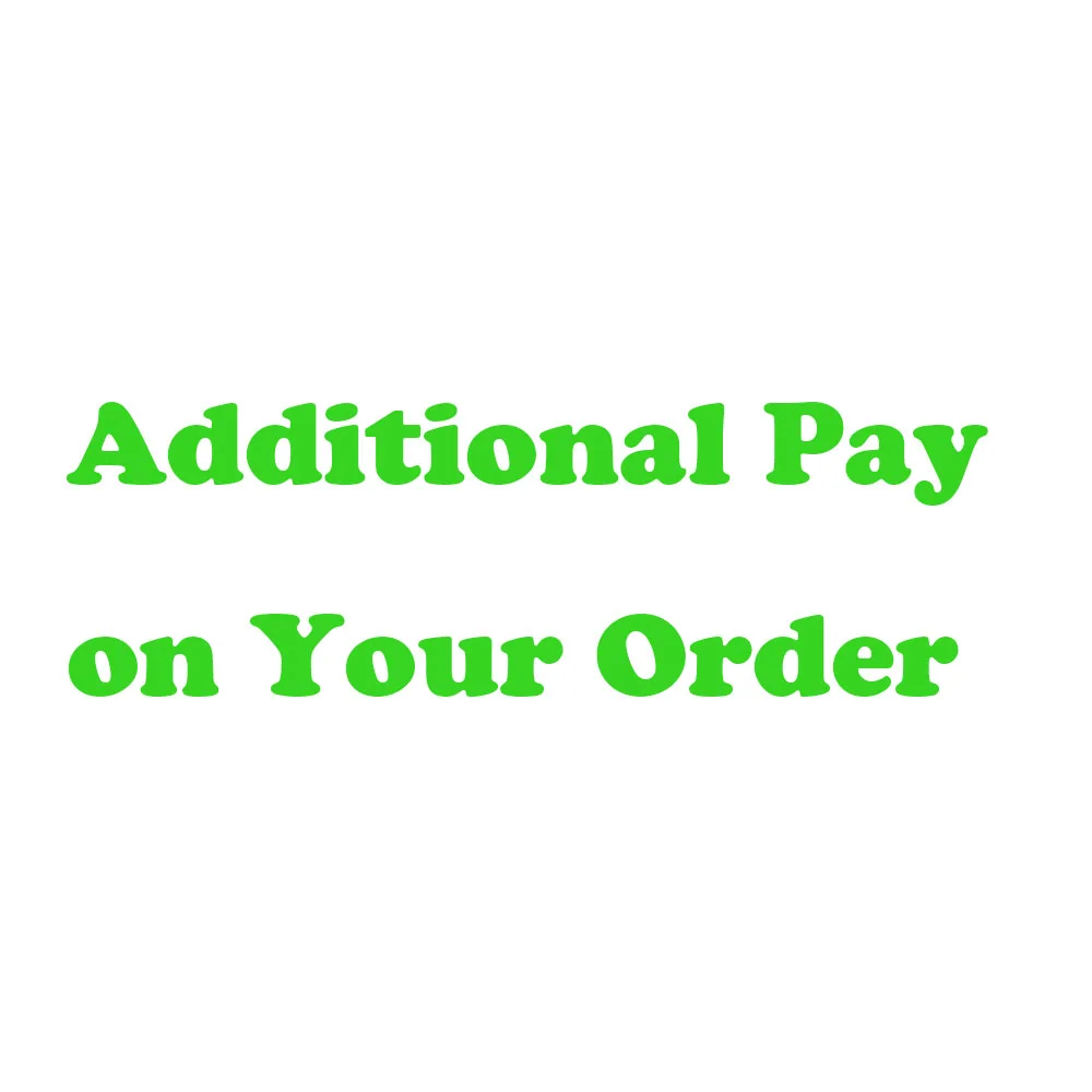 Paiement supplémentaire sur votre commande