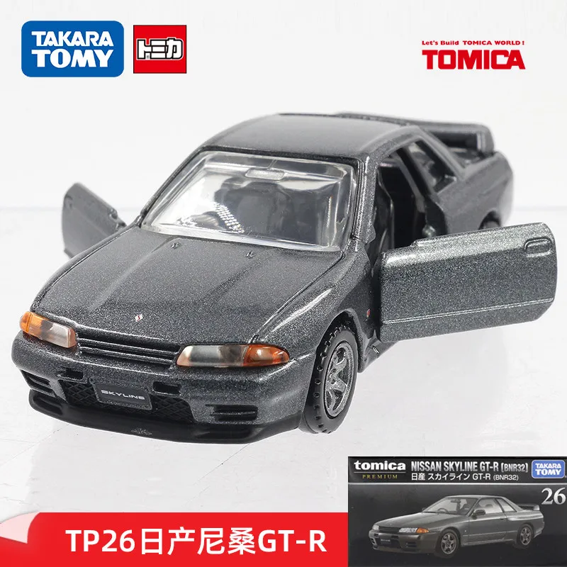 In Stock Original TAKARA TOMY Tomica Premium TP26 108924 Nissan Skyline GT-R BNR32 Diecast Car, 1/62 Classic JDM Alloy Sports Ca