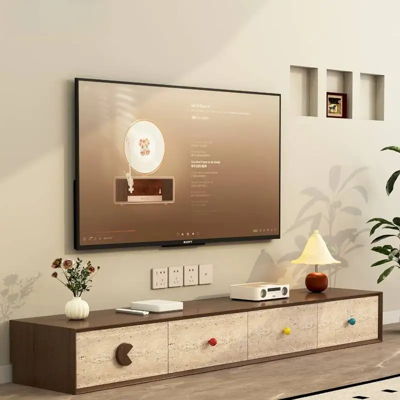 

Wood Nordic Tv Cabinet Decoration Background Wall Lounges Apartments Tv Stand Center Lowboard Muebles Para Hogar Room Furniture