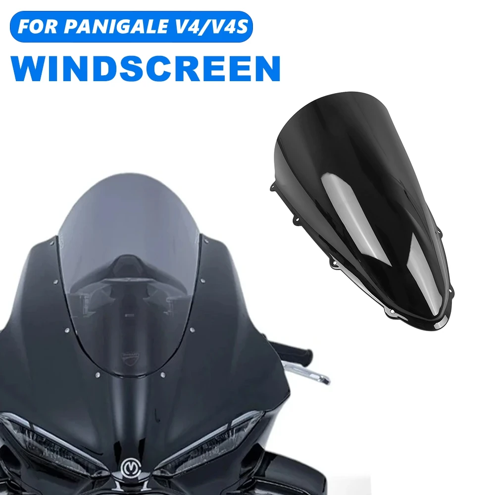 

For Ducati Panigale V4 V4S V4R 2025 Motorcycle Height Wind Screen Visor Windscreen Fairing Windshield Touring Wing Deflector