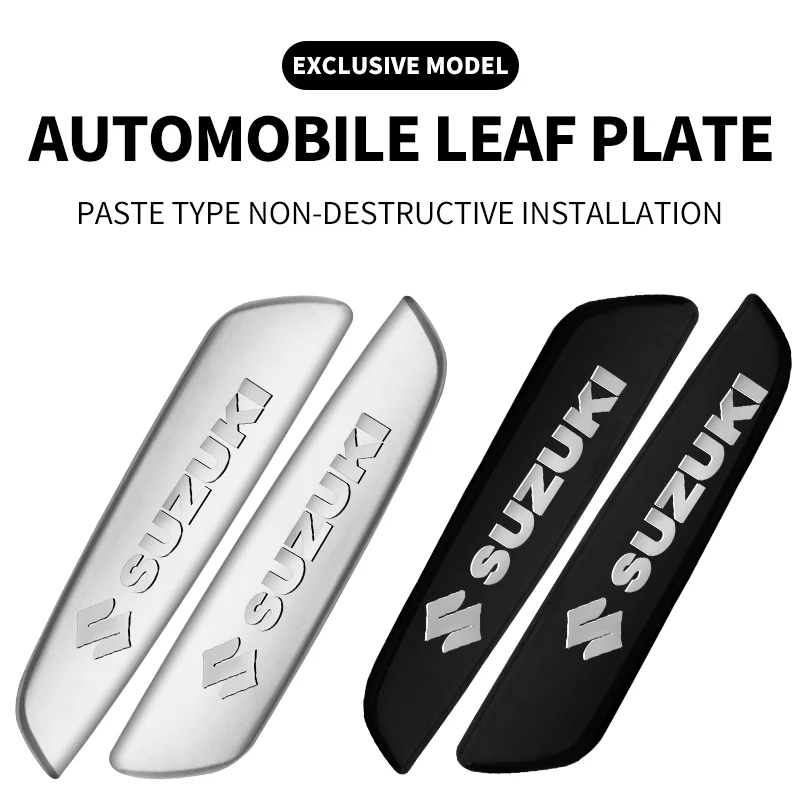 2pc Car Side Door Body Fender Stickers Emblem Badge Decoration For Suzuki Grand Swift Jimny Vitara Baleno Car Accessorie Styling