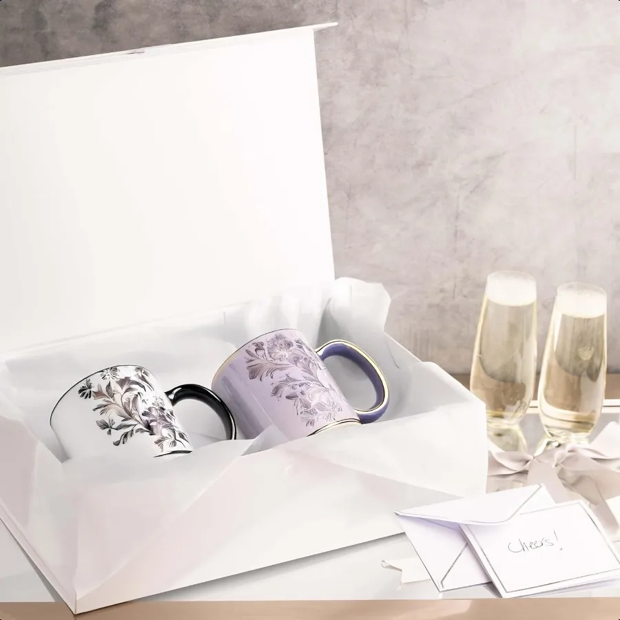 Caja de regalo blanca 1 PACK 10 x 7 x 3 pulgadas