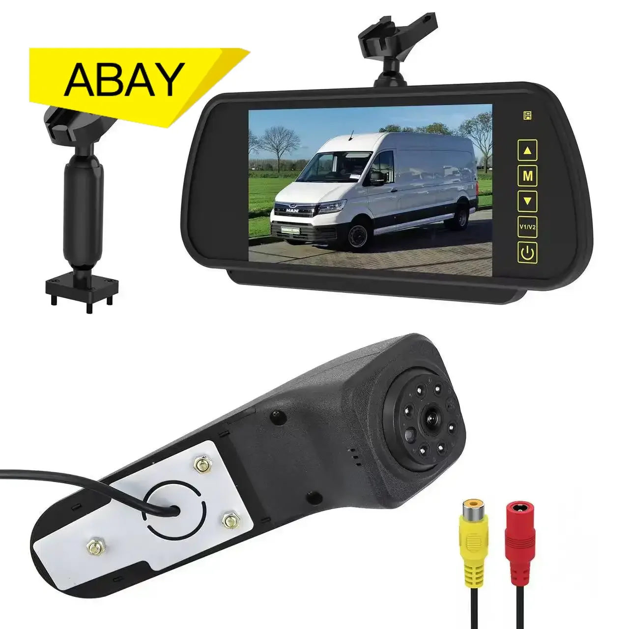 

170 ° Автомобильная камера заднего вида CCD, зеркало для VW Crafter MAN TGE ab 2017, модифицированный стоп-сигнал с 7-дюймовым видом заднего вида