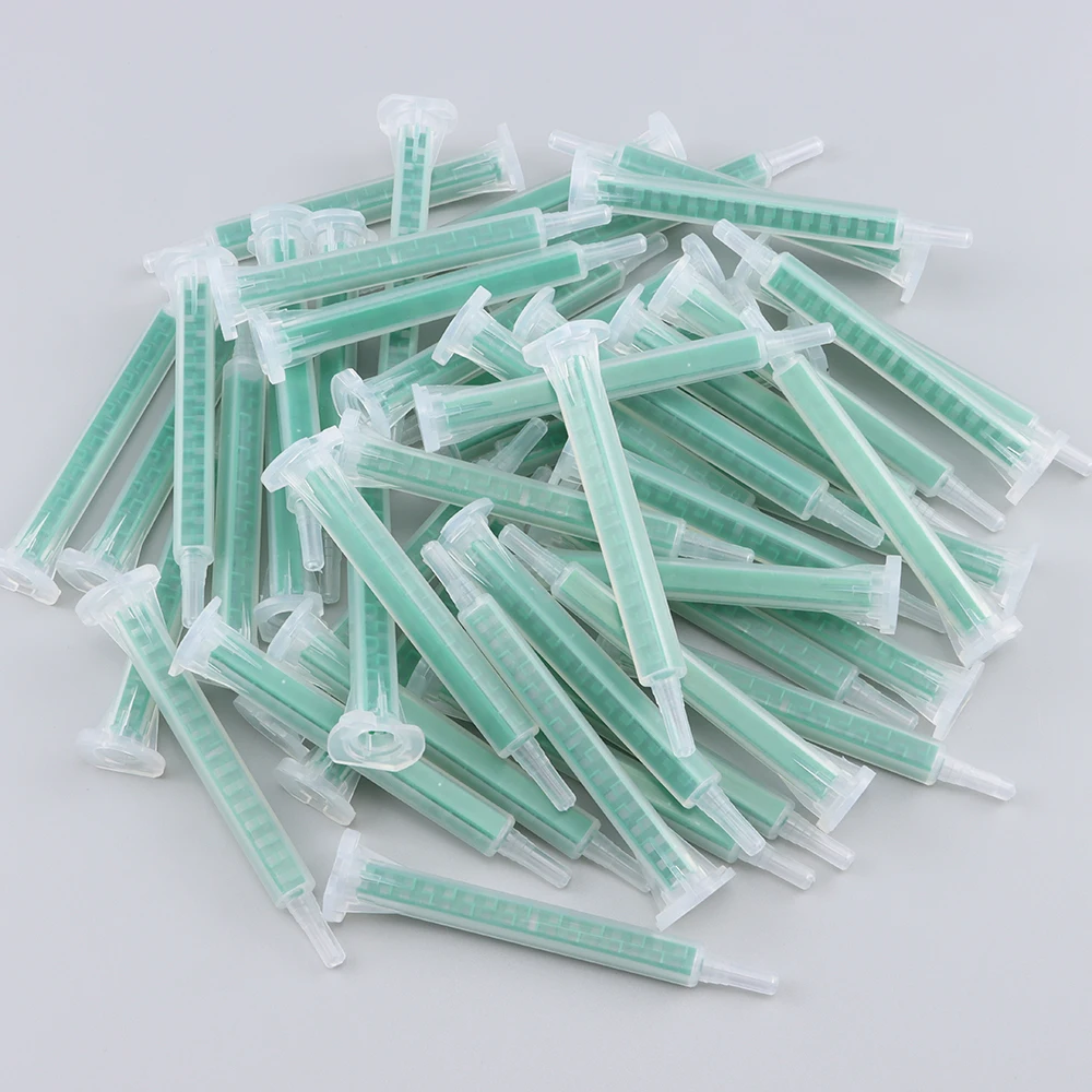 250pcs Epoxy Mixing Nozzle, Static Mixing Nozzle Head, Mixing Tube, Suitable for AB Glue Gun Applicator Static Mixer
