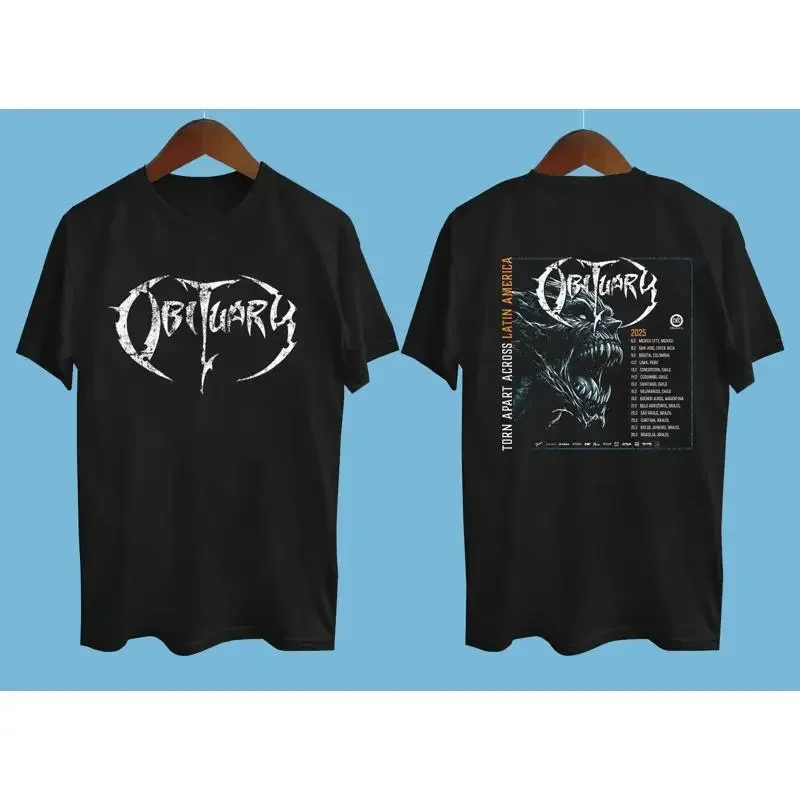 Obituary Band Dates Lists Tour Apart Across Latin America 2025 T Shirt