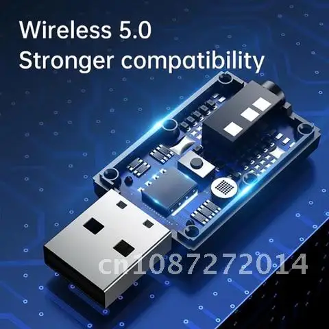 Adaptor Bluetooth USB nirkabel penerima pemancar Bluetooth Audio musik untuk PC TV Mobil bebas genggam 3.5mm 4 In 1