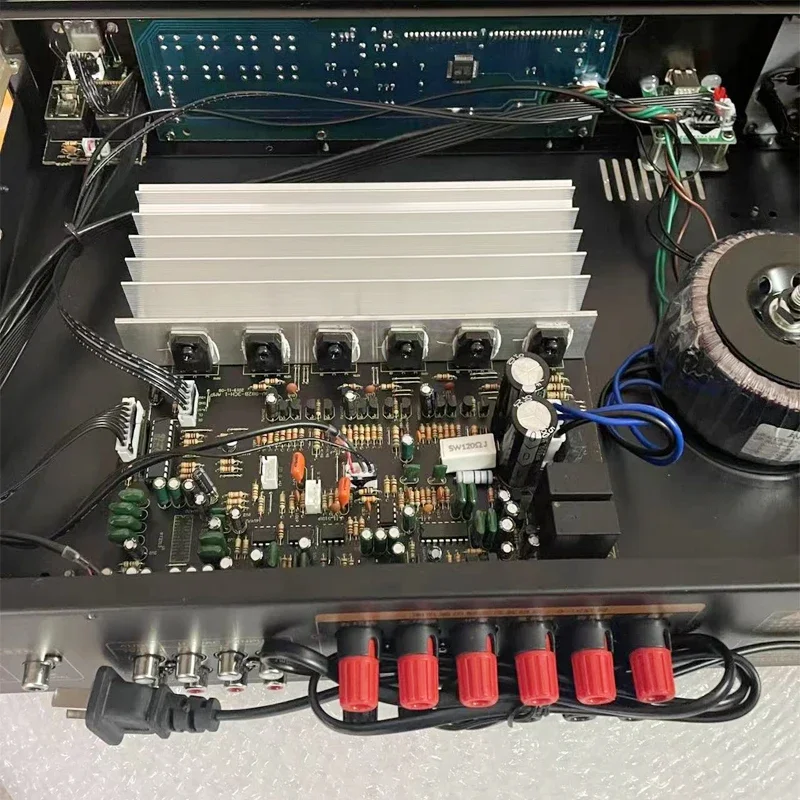 KYYSLB 220V Blueteeth Amplifier 650W 5.1 Channel Home Theater System Audio High Power Music Sound Speaker Amplifier Player