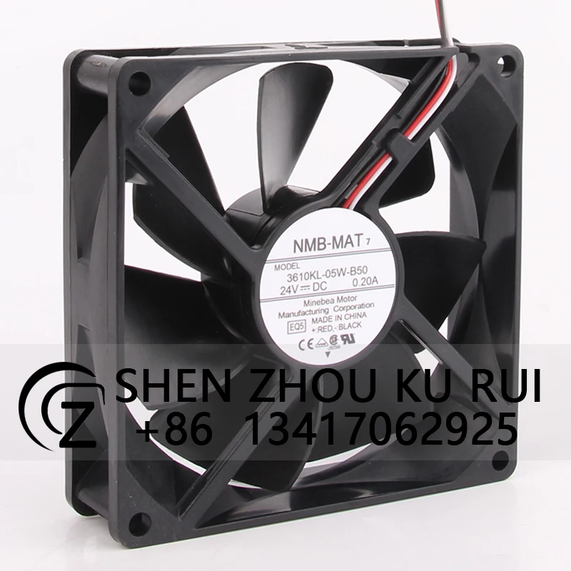 Case Fan for NMB-MAT 3610KL-05W-B50 92*92*25mm 24V 0.20A 9025 9CM Inverter Cooling Fan