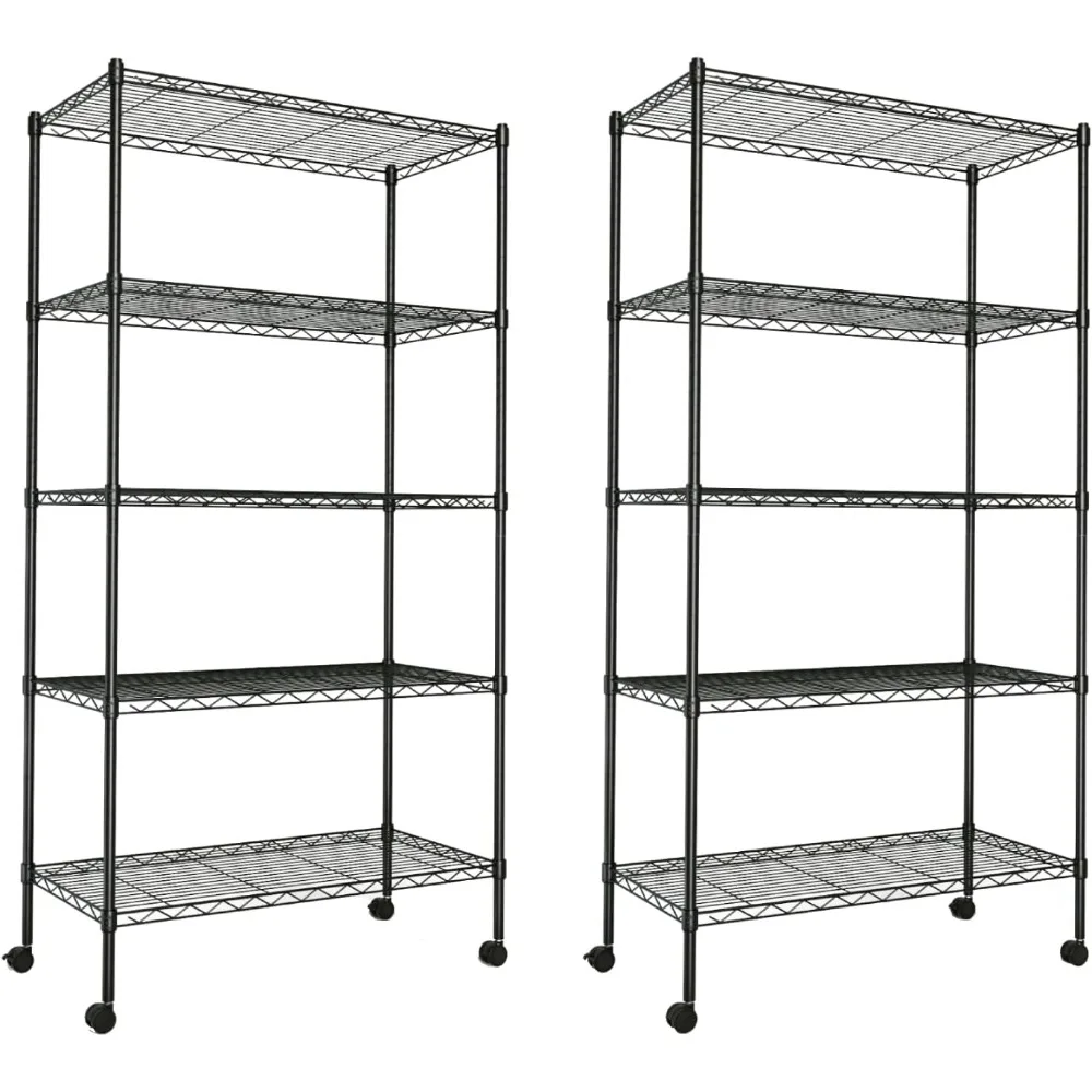 Heavy Duty 5-Shelf Storage Shelving Unit,  29.92