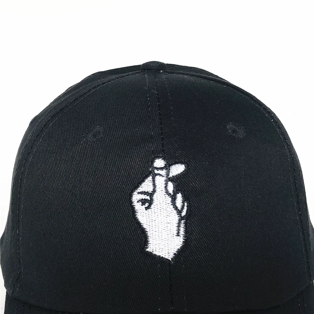 Mode Baumwolle Hand Rose Liebe Gesten Finger Snapback Hüte Baseball Caps für Männer Frauen Einstellbare Erwachsene