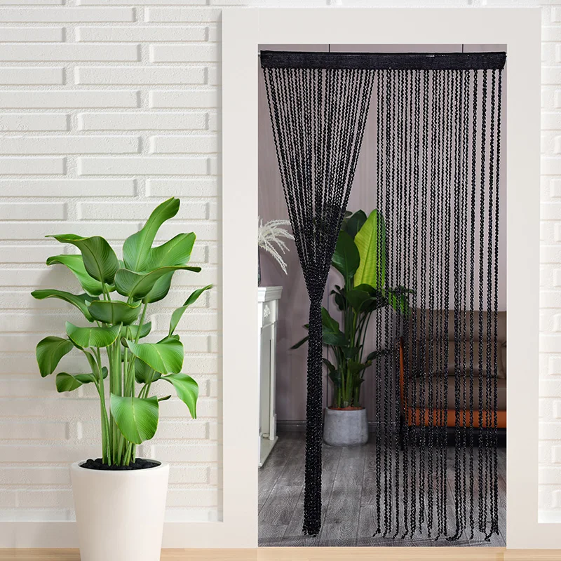 Tassel thread string curtain door curtain for bedroom bathroom kitchen DIY fringe drapery living room divider valance for salon
