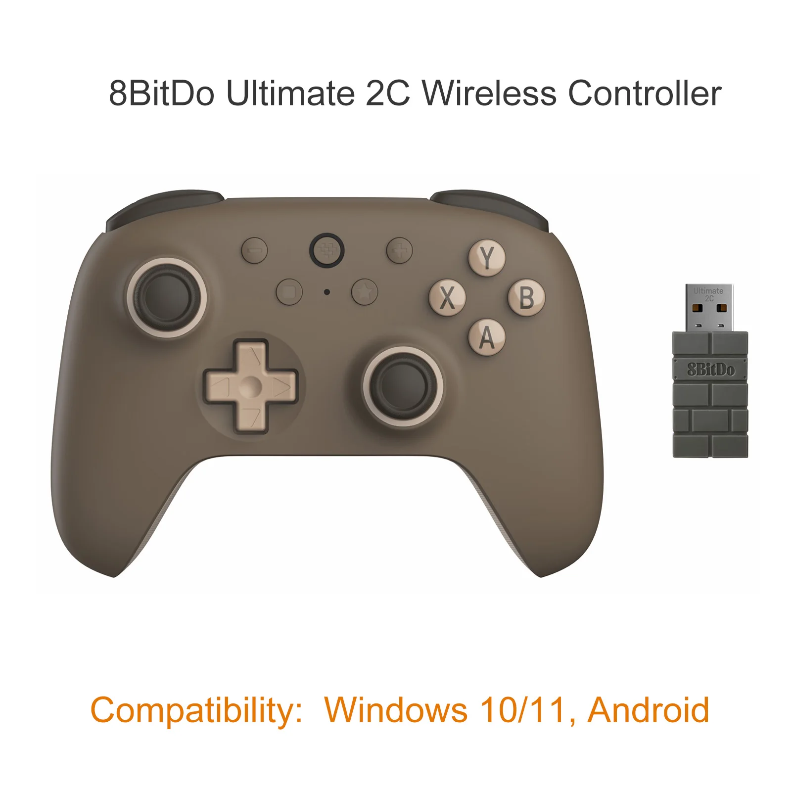 8BitDo Ultieme 2C Draadloze Gaming Controller Nieuwe Kleur Gamepad Joystick voor PC Windows 10/11 Steam Deck Raspberry Pi Android