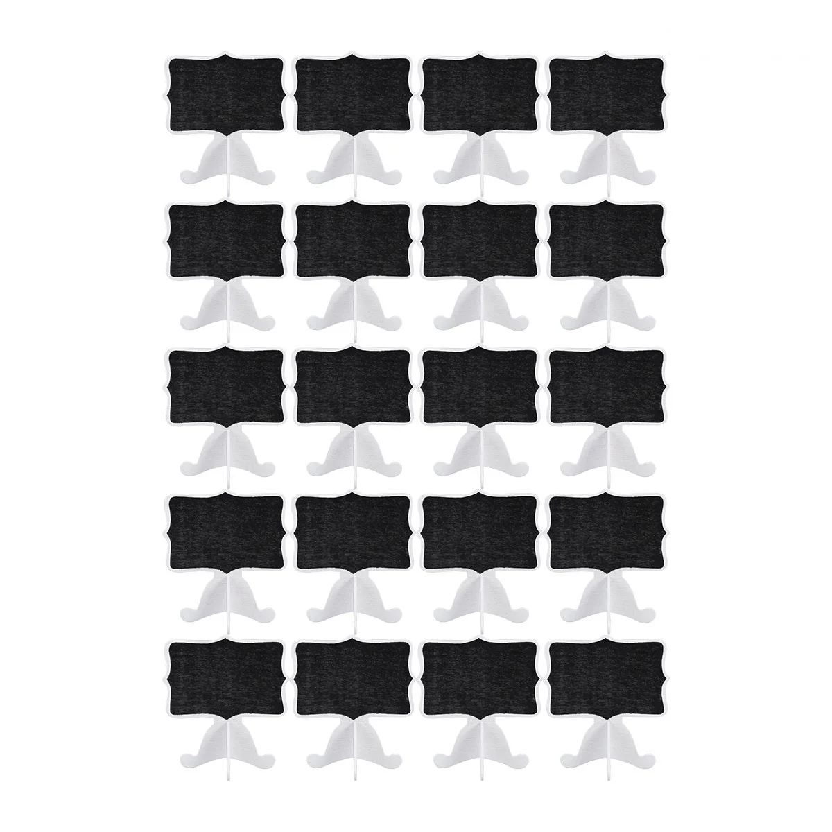

20 Pcs Wedding Place Card Mini Chalkboard Signs Chalkboards with Stand Blackboard