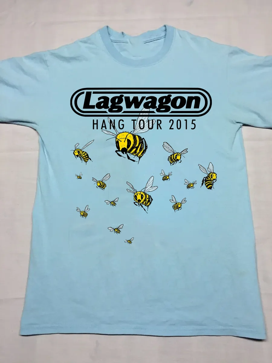 Lagwagon Tour 2015 Band Gift For Fan All Size S to 5XL Light Blue T-shirt TMB176