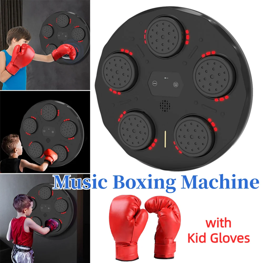 Smart Music Boxing Machine Wall Mounted Sandbag Punching Equipment Electronic Boxing Pads gility Reaction Training Wall Target