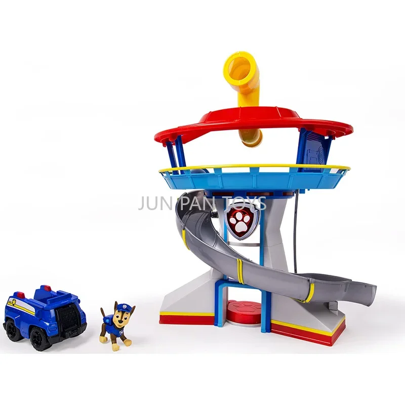 Paw Patrol Lookout Playset with Lights & Sounds Launch Rescue Patroller Action Figure Collectible Classic Cartoons Kids Toys 1pc