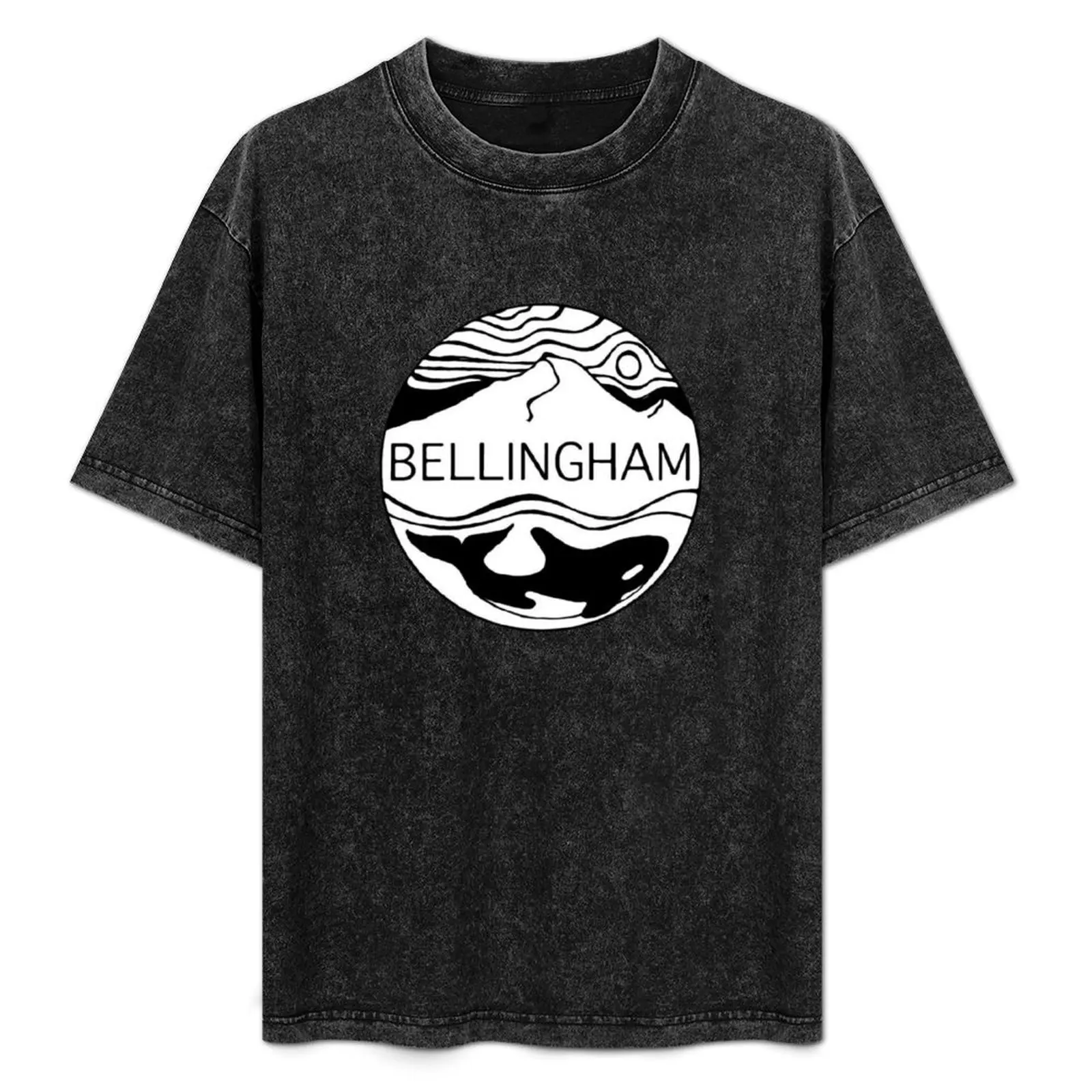 Killer Whale Bellingham Washington T-Shirt summer top boys whites anime clothes funny t shirts men