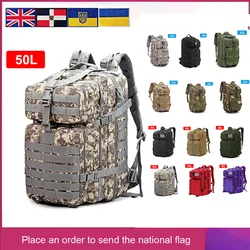 Travel Backpack for Men Hiking Bag Men Tactical Rucksacks Nylon Waterproof Bags Sports Trekking Hunting Bag 30L/50L