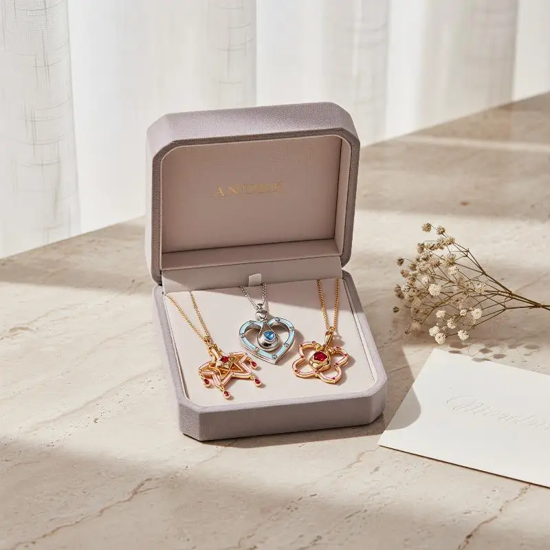 Cute Magical Girl Bottle Necklace Enamel Zircon Fantasy Wand Pendant Aesthetic Jewelry for Anime Lovers Cosplay Daily Use Women