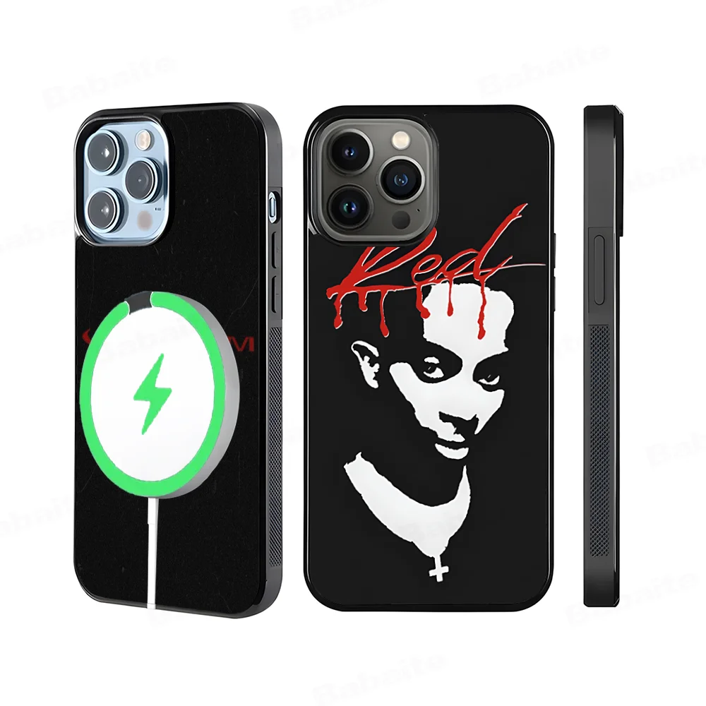 

P-Playboi C-Carti Phone Case Magnetic Case For iPhone 16 14 13 12 11 15 Pro Max Plus For Magsafe Wireless Charge Cover