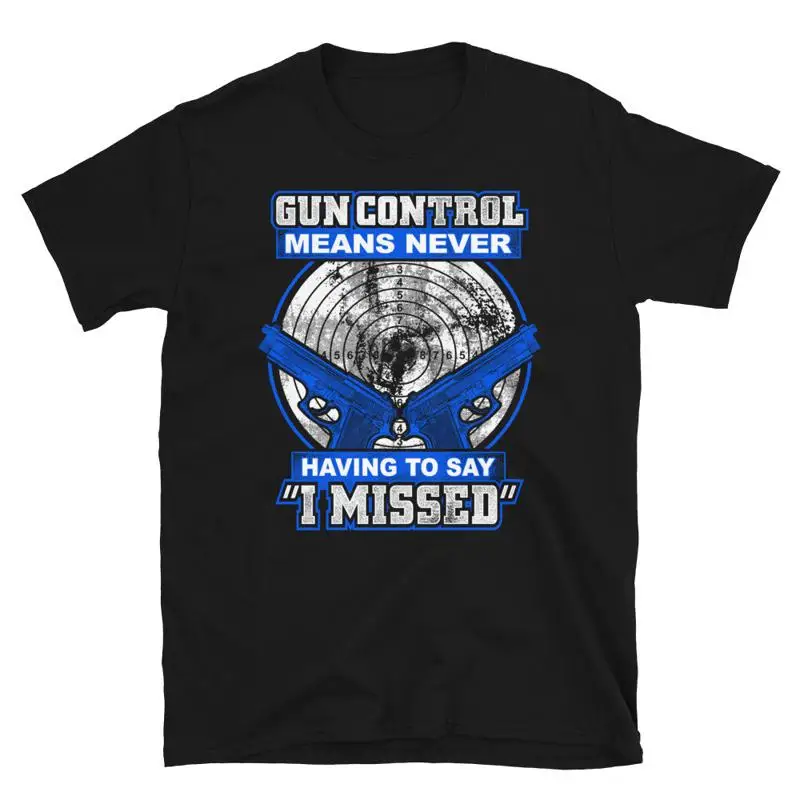 

Футболка Gun Control Never Missed 2nd Amendment Freedom