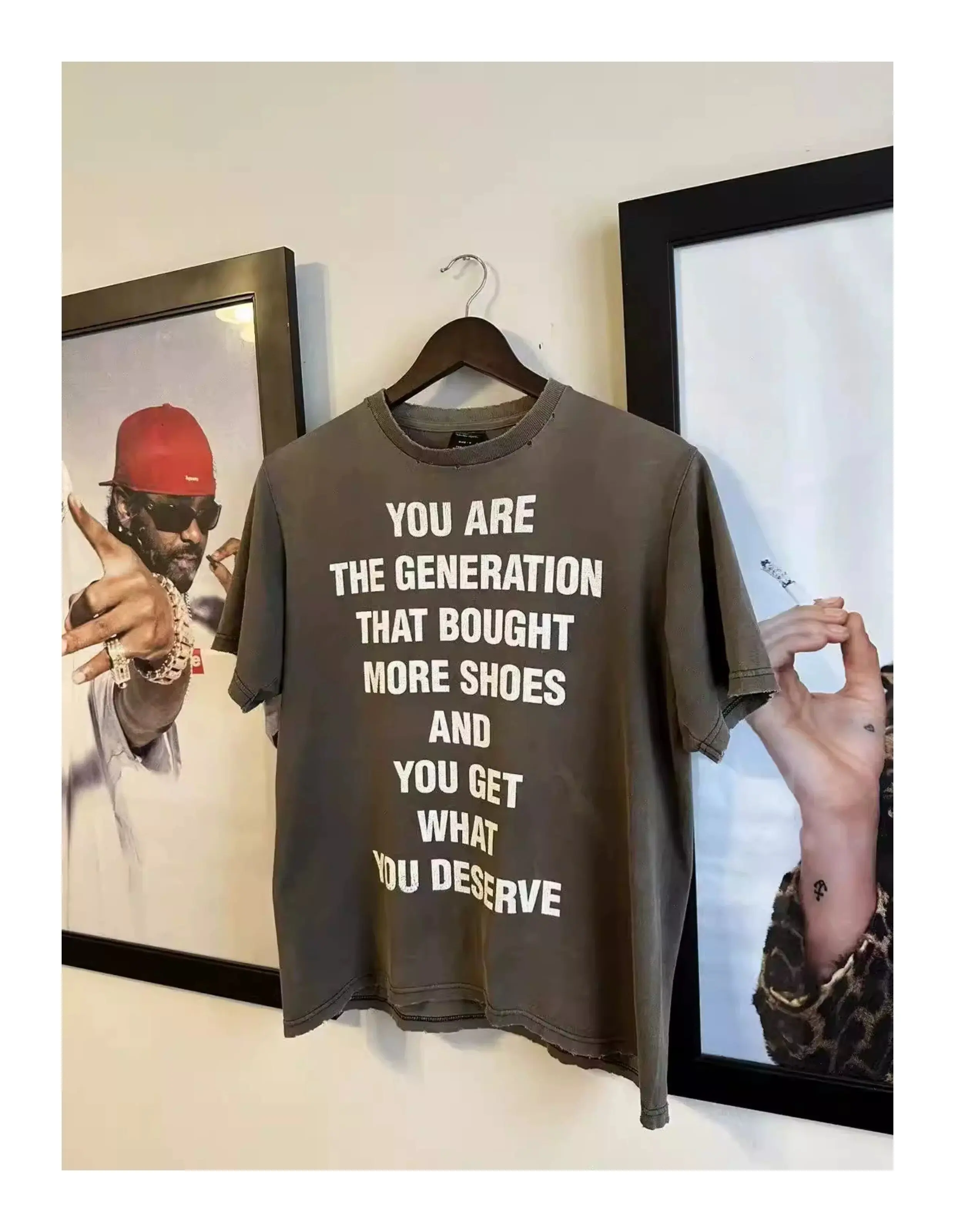 2026 Number Nine Johnny Boy''Generation''tee Short-sleeved T-shirt TX1718