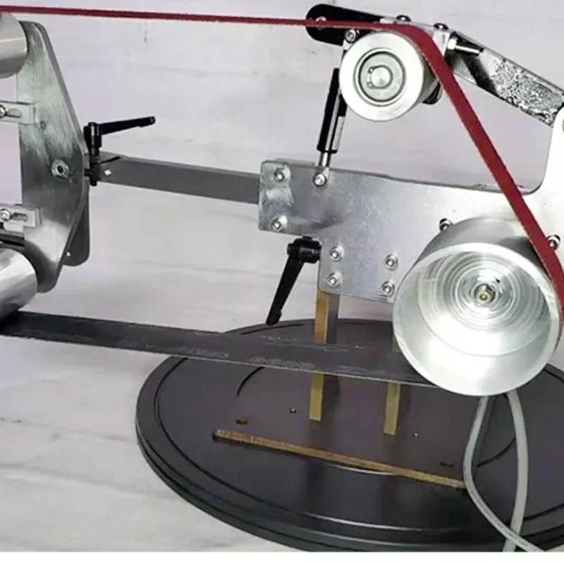 220 فولت جديد هيدروليكي الربيع العمودي والأفقي ثنائي الاستخدام المنزلية الصغيرة الصناعية الصف سطح المكتب حزام ساندر مبراة