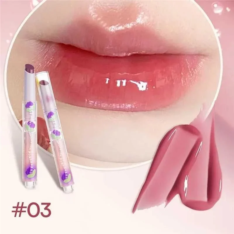 

Romanticbeauty Makeup Lip Plumper Jelly Long Lasting Lipstick Solid Lip Gloss Moisturize Lip Glaze