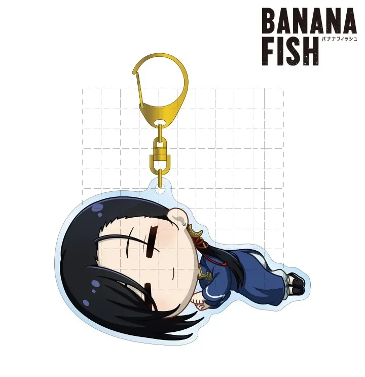 게임 키 체인 인형 애니메이션 Okumura Eiji Ash Lynx Shorter Wong 아크릴 열쇠 고리 펜던트 선물용