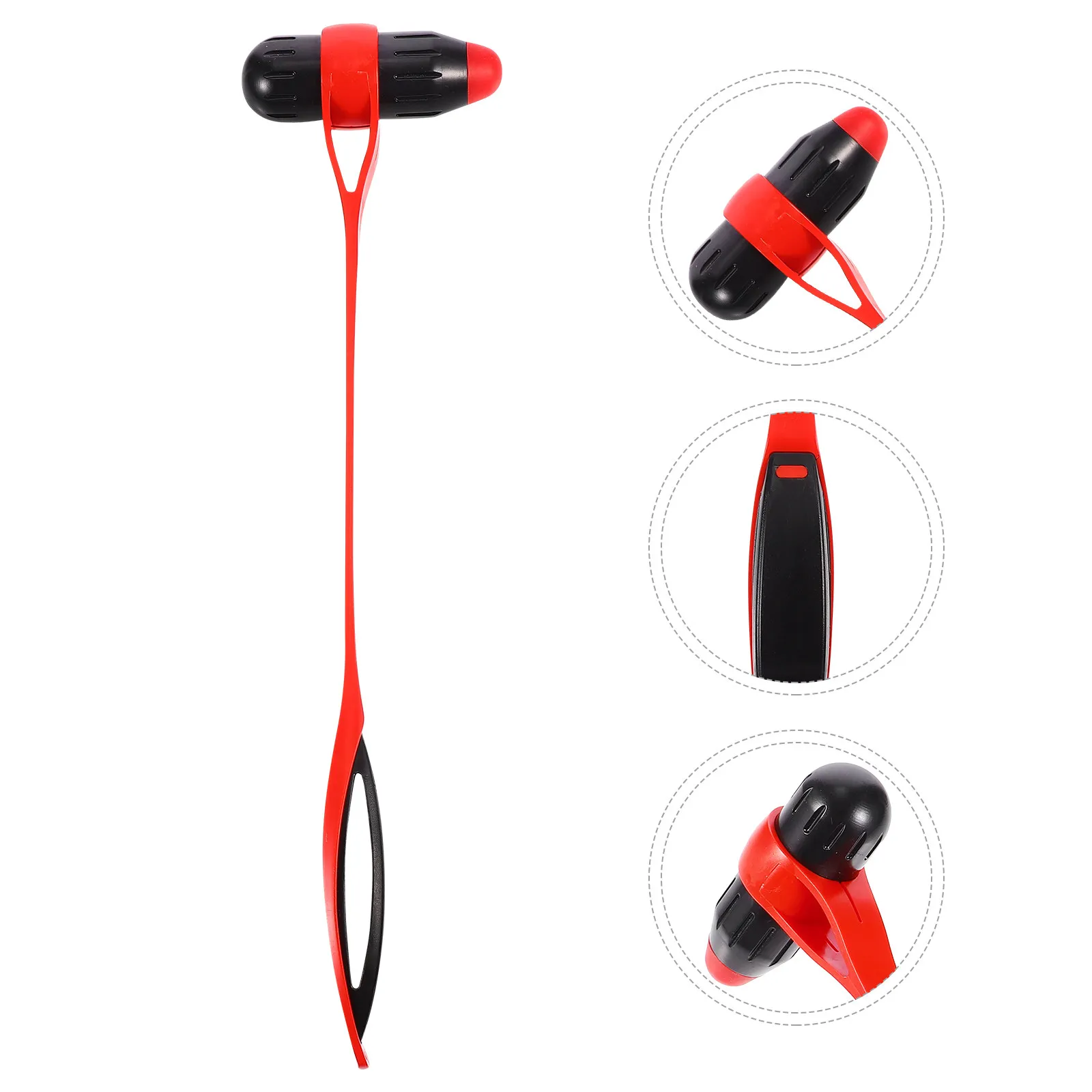 

Silicone Massage Hammer Acupoint Massage Tool Ergonomic Long Handle for Body Muscle Back Neck Foot Relax Stress Relief Portable