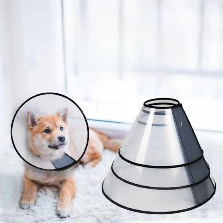 1pc Pet Elizabethan Collar for Dogs Comfy Cones to Stop Licking Protective Collar for Dog After Surgery Anti-Bite Lick