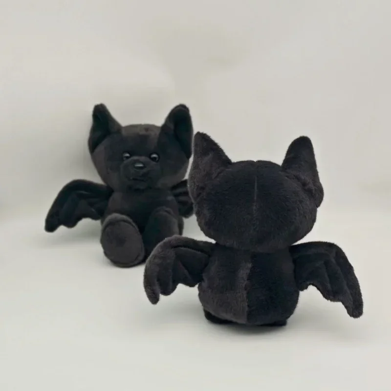 Halloween Black Bat Plush Toys Cartoon Stuffed Animals Doll Balck Bear Bat Soft Plushie Toy Halloween Party Decoration Gifts
