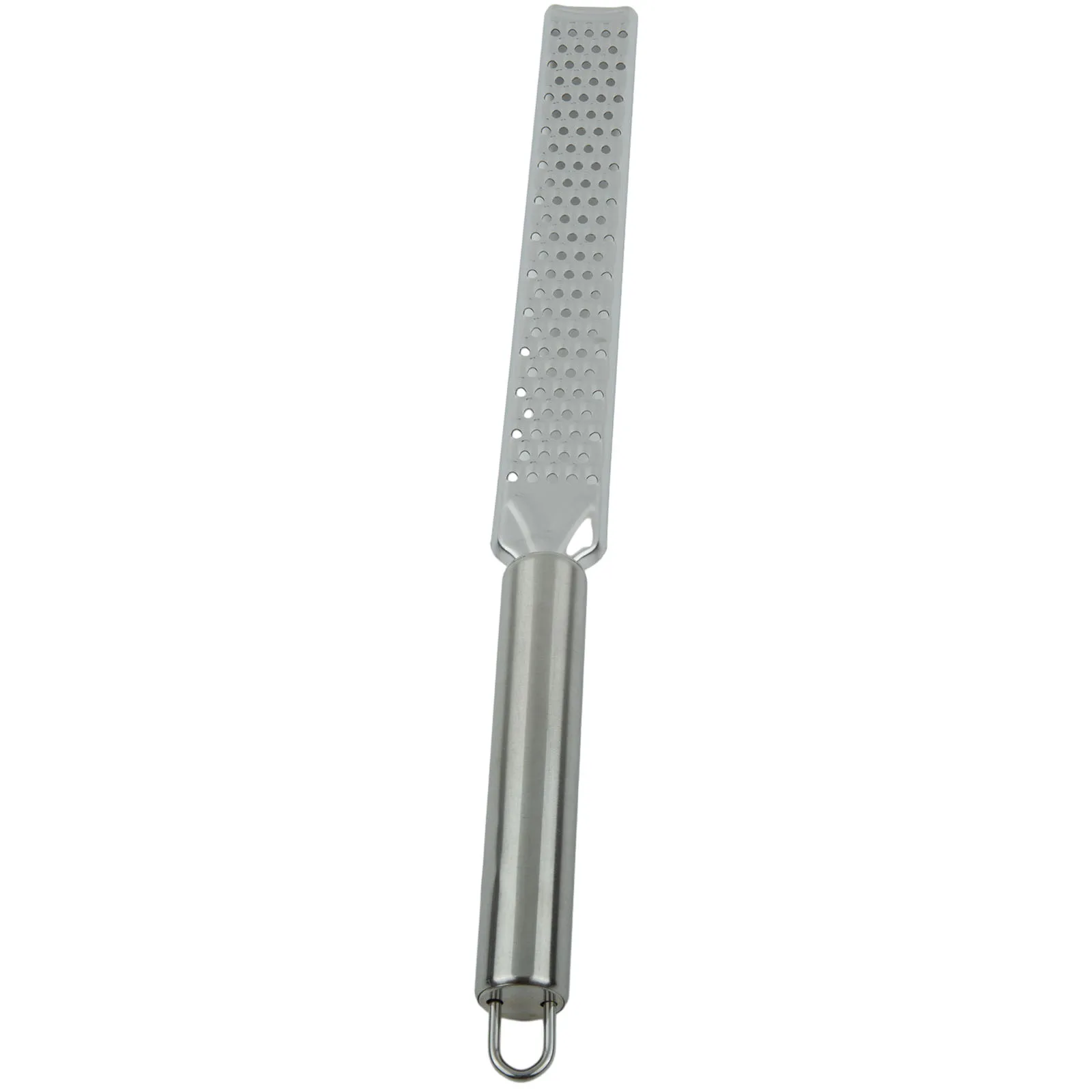 Kitchen Gadget Stainless Steel 20cm Grater for Lemon Zest Cheese Garlic Nutmeg and Vegetables with Hanging Loop