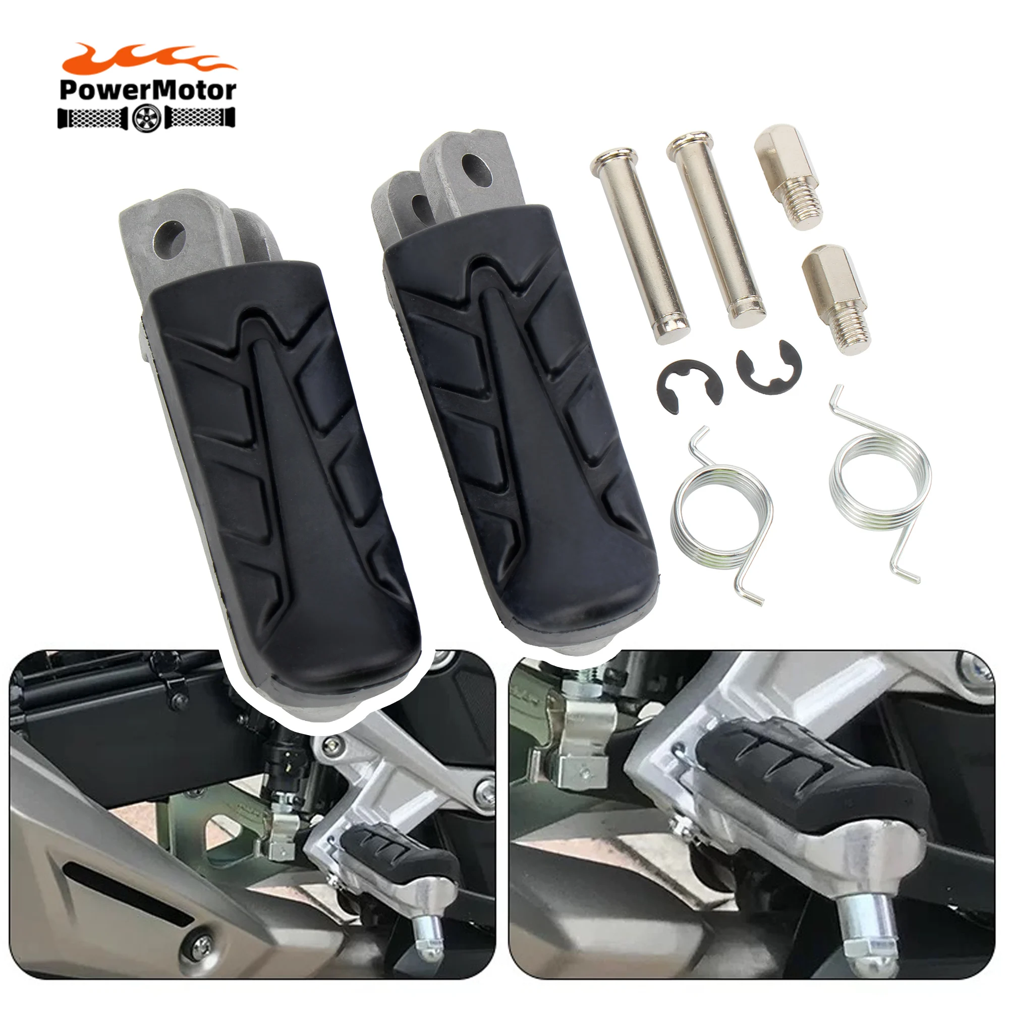 

2013-2015 Motorcycle Front Footrests Foot Pegs For Honda CB600 CBR500 CBR 500R For Varadero XL1000V NT400 BROS400 BROS650 NT650